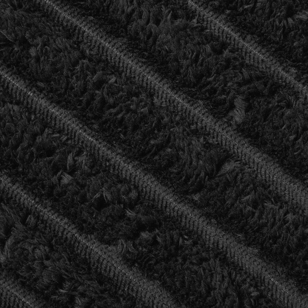 Coperte da Pile 6 pz Nero 270 x 240 cm Panno