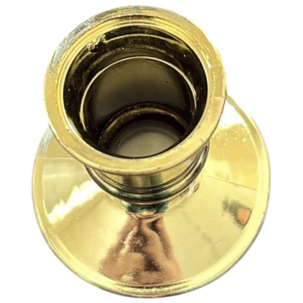 Portacandele in plastica oro