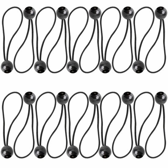 Cordoni Bungee Rigidi di Alta Qualità - Cinture Bungee Adattabili - Attacco a Tende - Cinture per Tende - Strutture Esterne - Telaio in Nylon Resistente al Tempo - Cinture Bungee