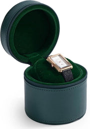 Orologio per uomo con cinturino in PU in verde - Regalo per compleanno, papà, anniversario, San Valentino - Sostenibile e di moda