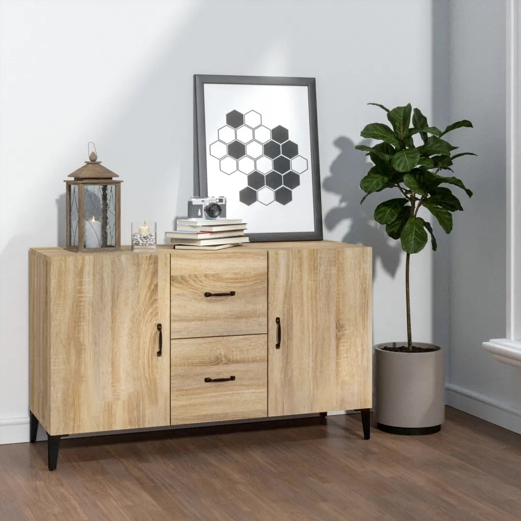 Credenza-Buffet-Armadio da cucina Rovere Sonoma 100x36x60 cm in Legno Multistrato 244933