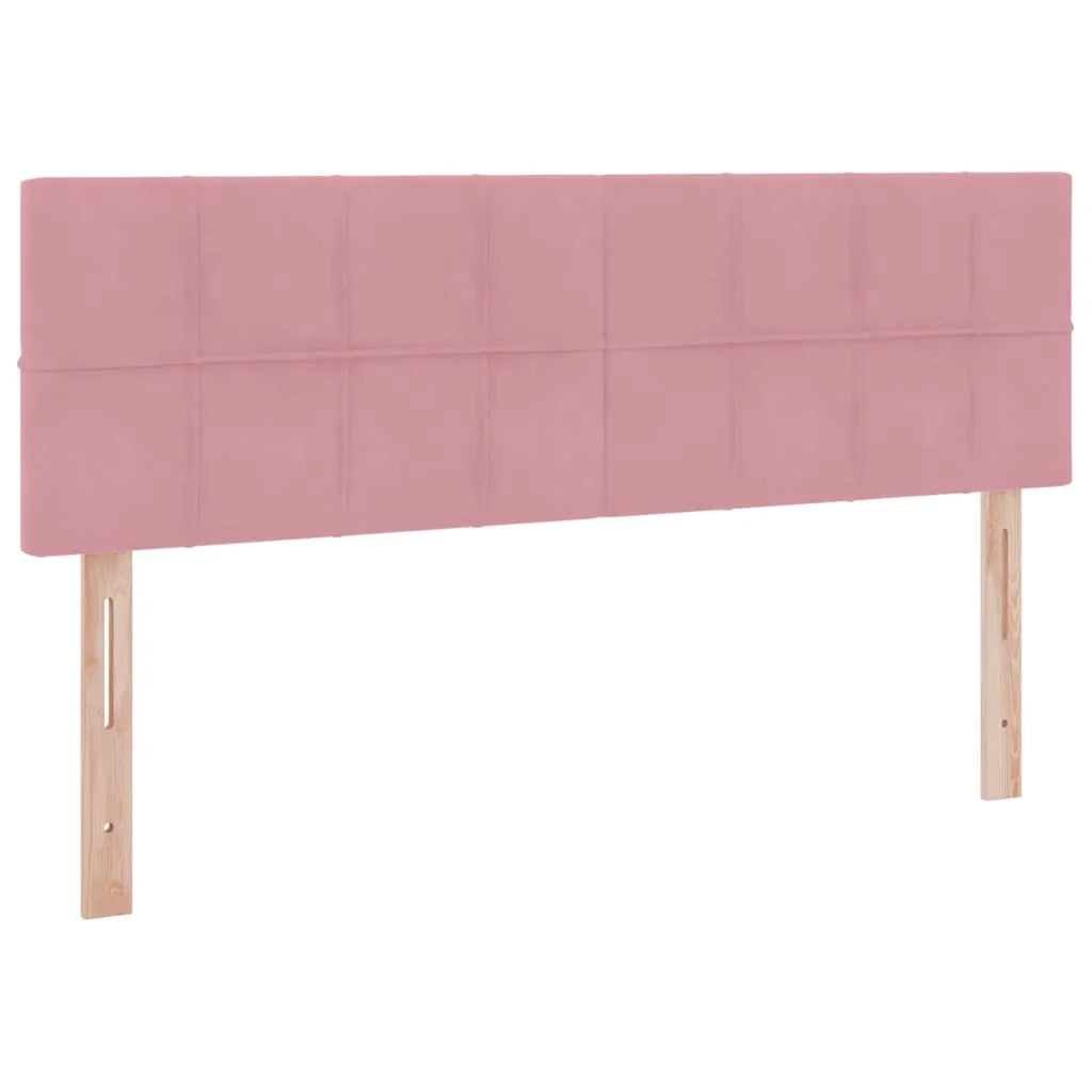 Letto con Contenitore con materasso Rosa 140 x 200 cm Velluto 3370766