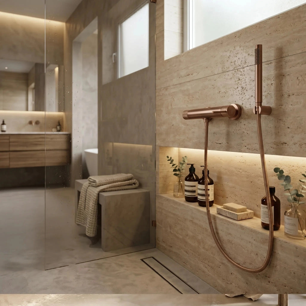 Rubinetto Per Vasca Rea Venti Brush Copper