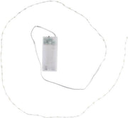 Lanterna LED a filo con distanza di accensione lampada ridotta - colore caldo bianco - alimentata da batterie - inclusa funzione timer (60 LED | 120 cm di lunghezza del cavo)