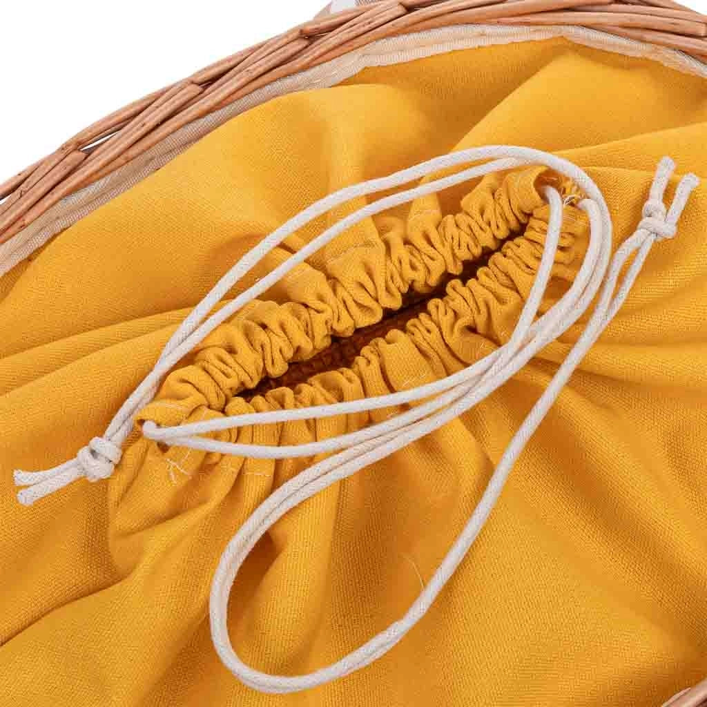 Cestino da picnic marrone 40x29x20h cm