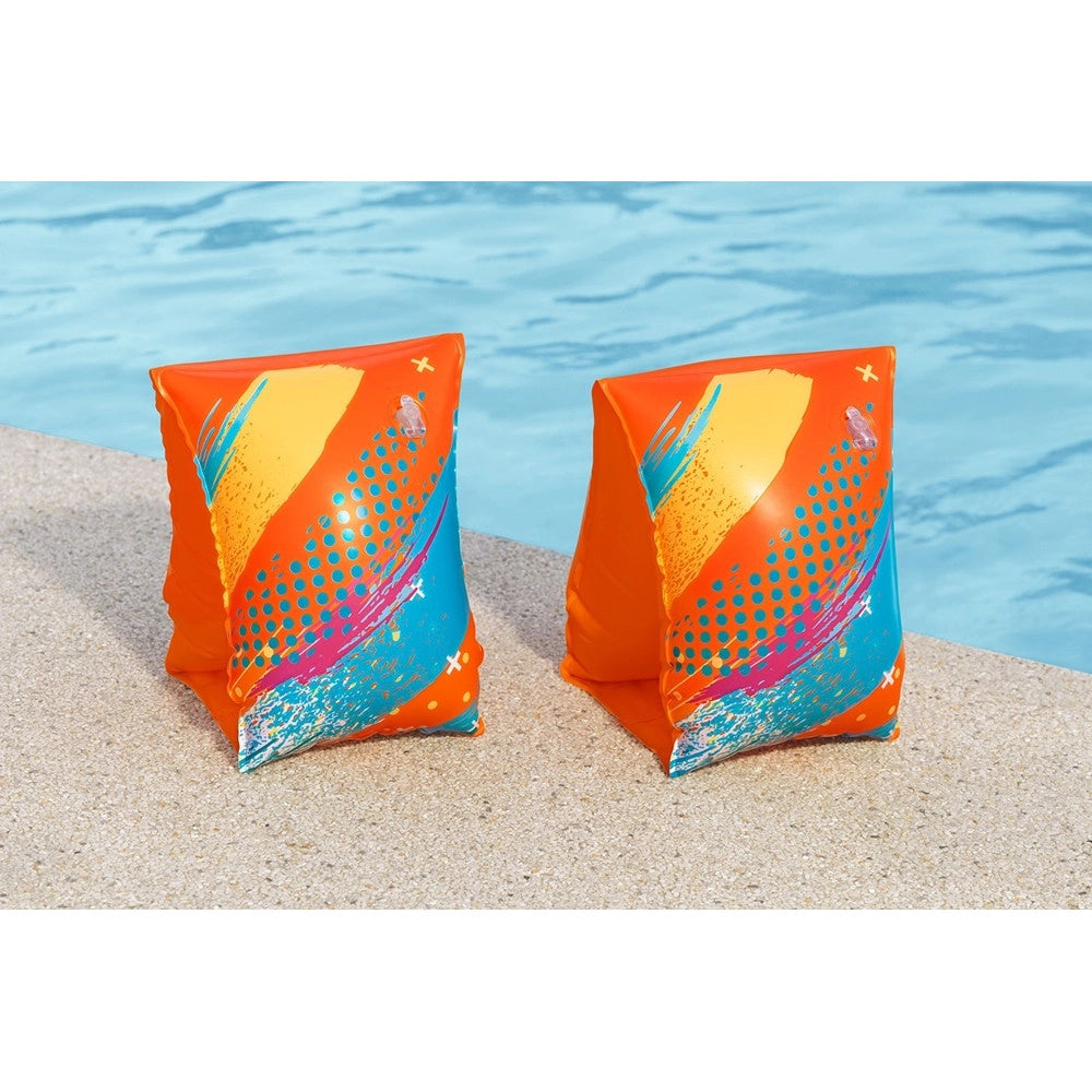 Trade Shop - Braccioli Gonfiabili Galleggianti 25x15cm Colorify Toughlite Per Bambini 3-6 Anni 32273 -