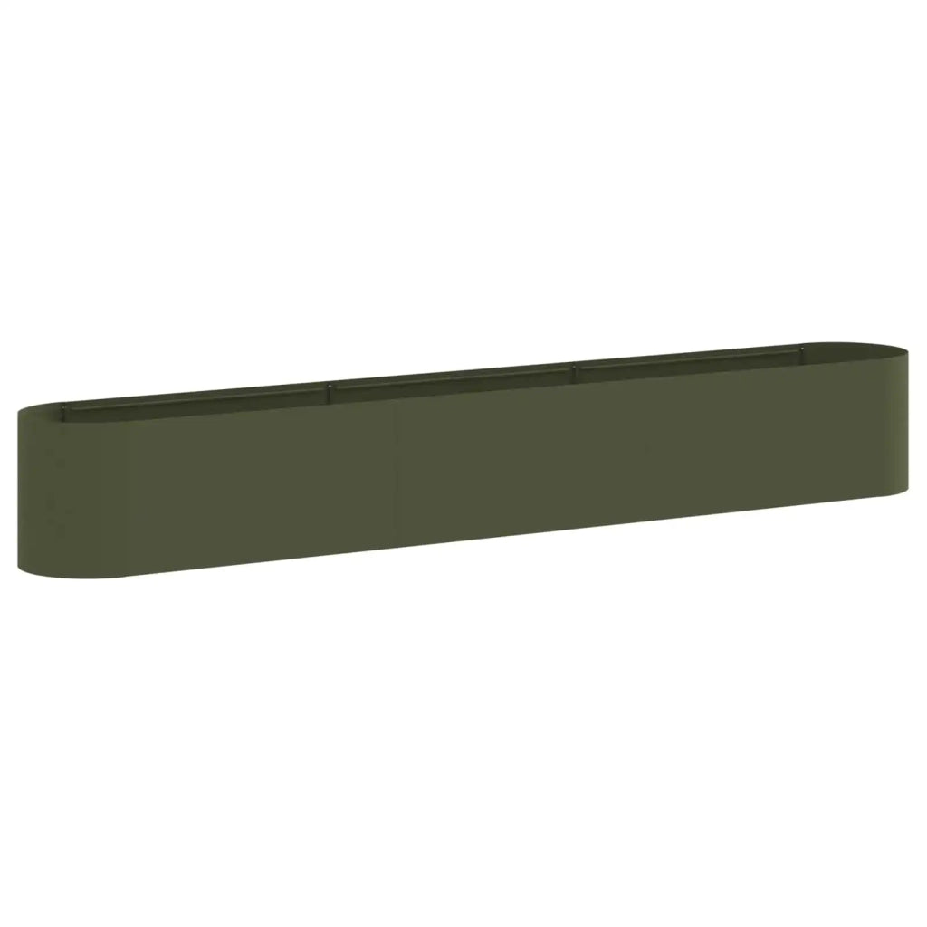 Letto rialzato da giardino Verde Oliva 280 x 40 x 40 cm 8011701