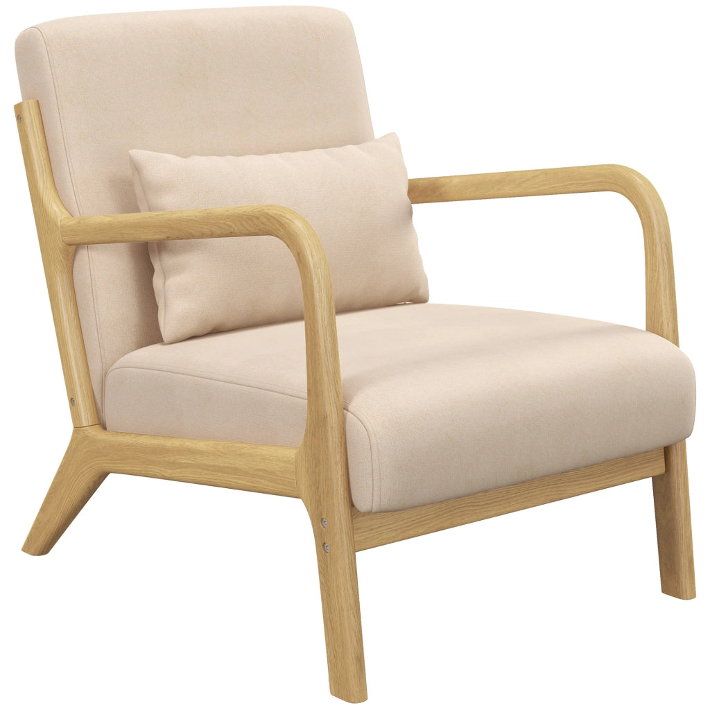 Poltrona relax ¨C zephmum ¨C tessuto velluto beige con cuscini