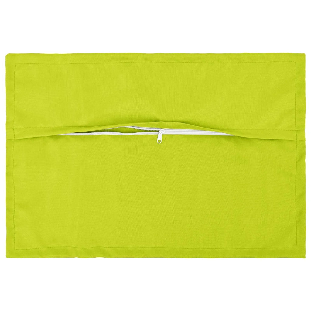 Federa 6 pz HOUTEN Verde brillante. 50 x 80 cm Poliestere 920184