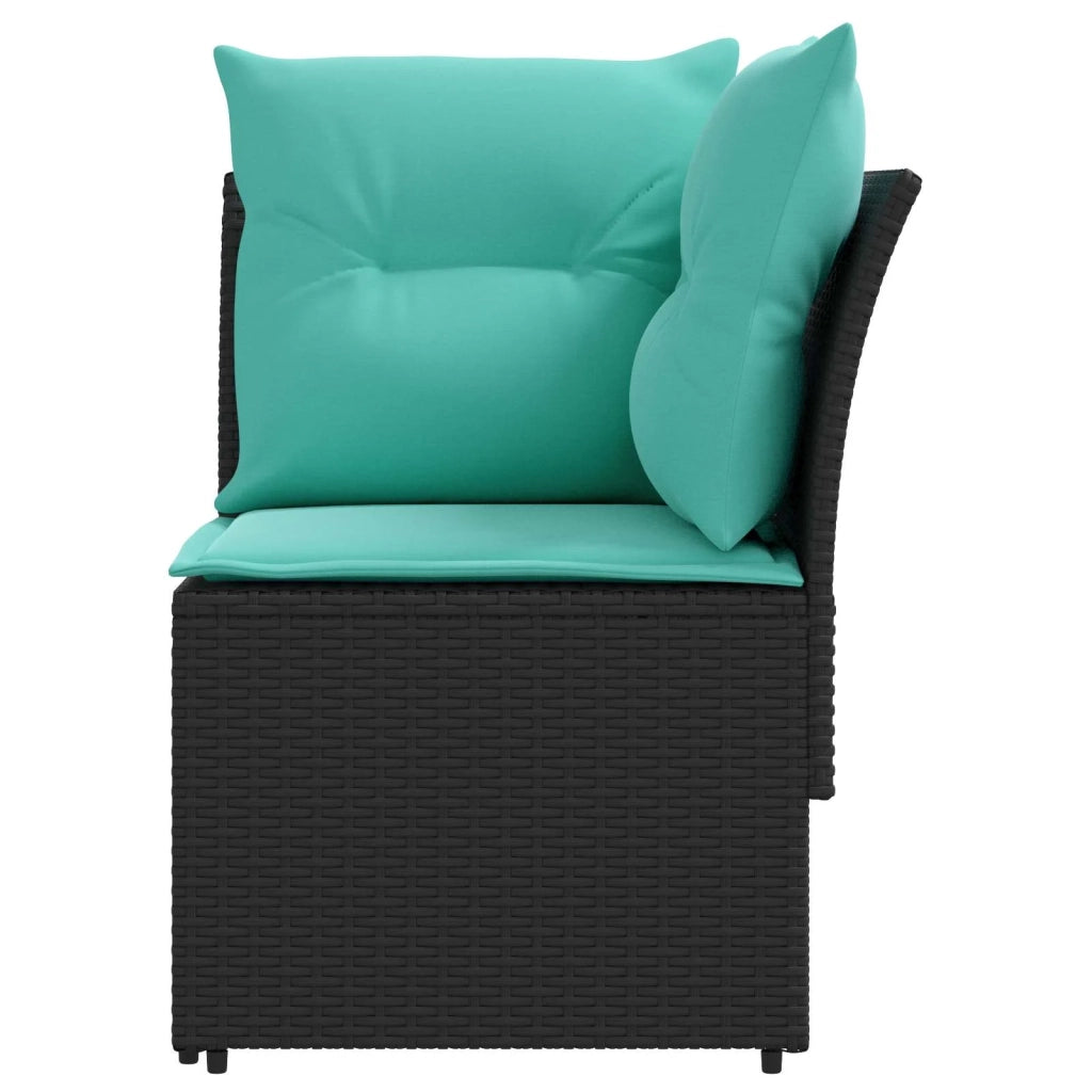 Sofa da giardino-Divano con braccioli da giardino con divano angolare 2 Pezzo 892035