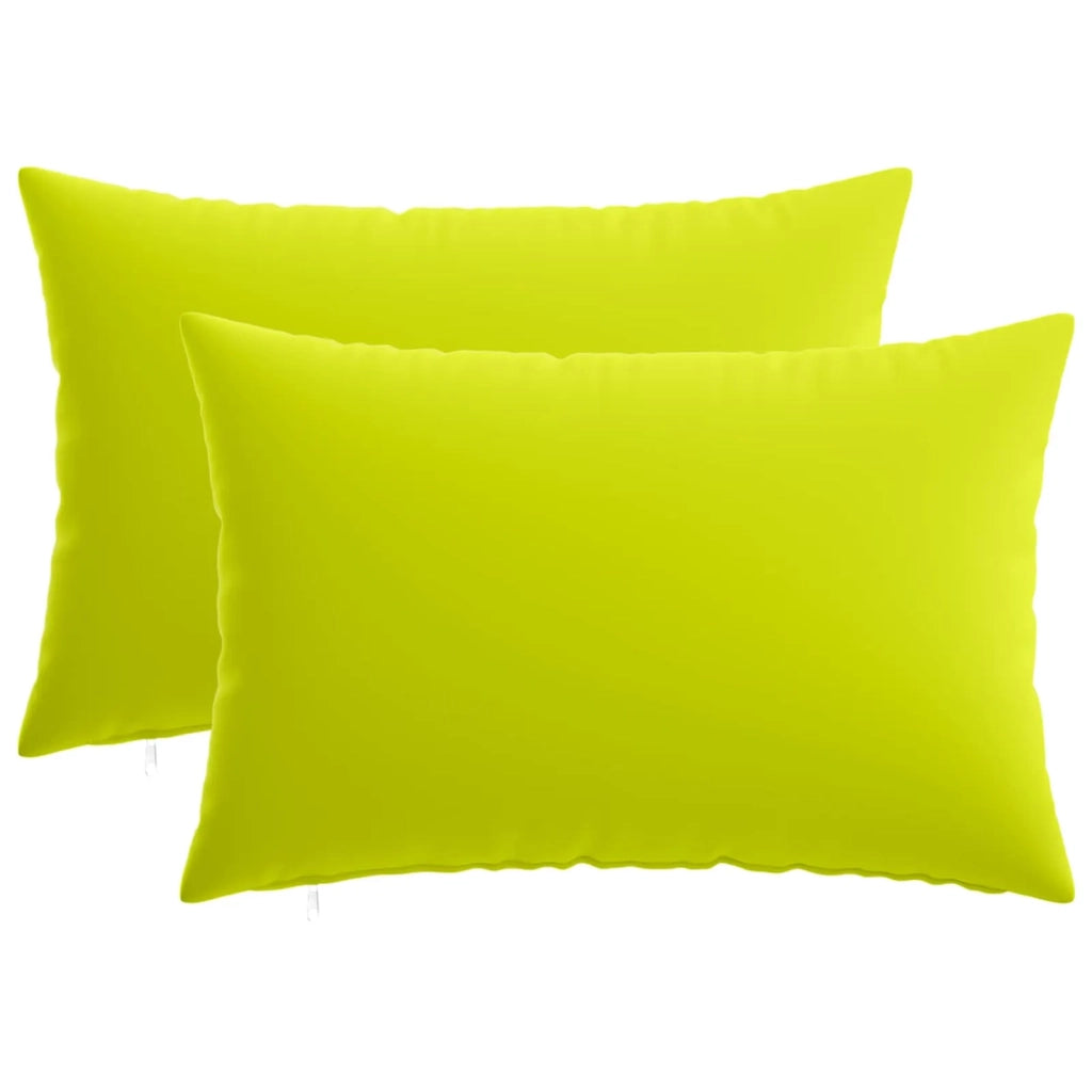 Federa 2 pcs HEERLEN Verde brillante. 50 x 80 cm Poliestere 912035