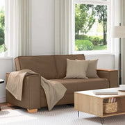 Divano a 2 posti Marrone 180x78x84 cm Tessuto 4104984