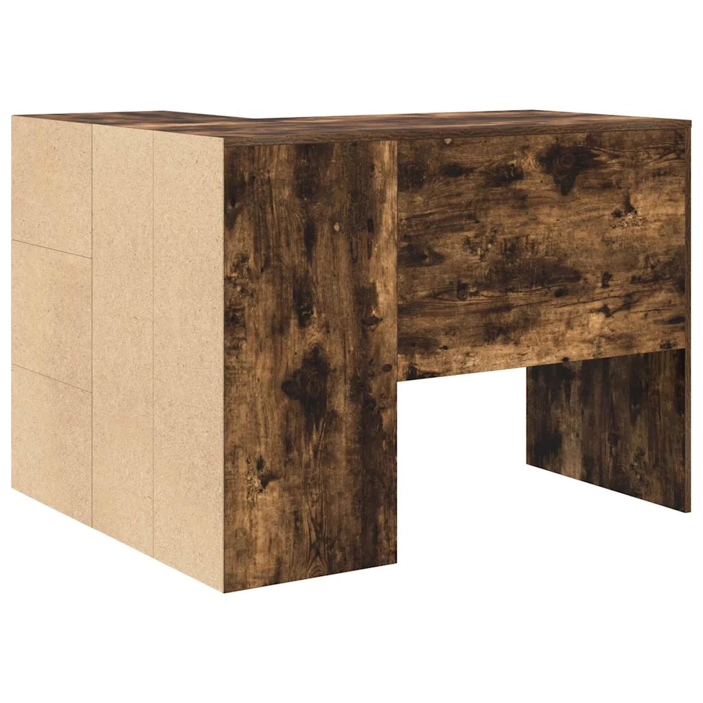 Scrivania ad angolo con cassetto Rovere fumé 102 x 88 x 75 cm 3337277