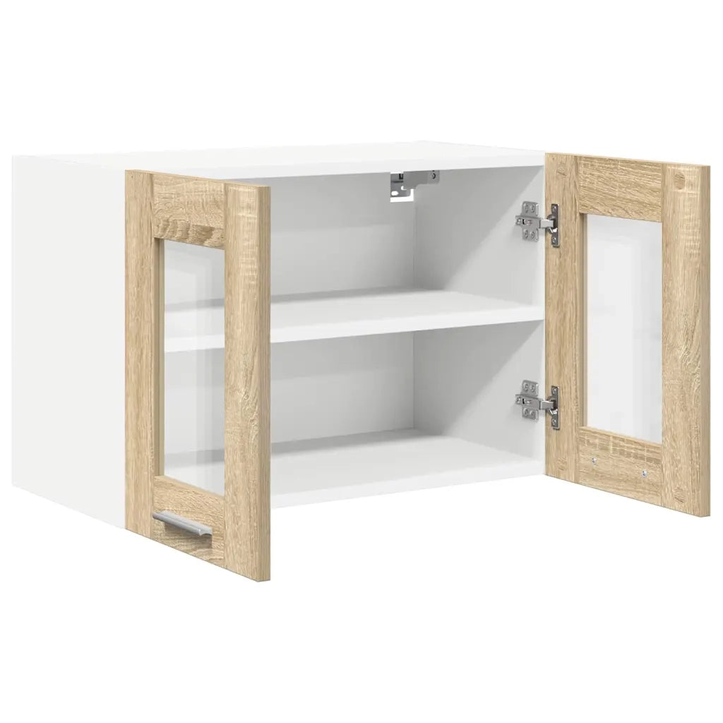 Armadio pensile | Mobile da Cucina con porta 2 pz Rovere Sonoma 60 x 31 x 40 cm
