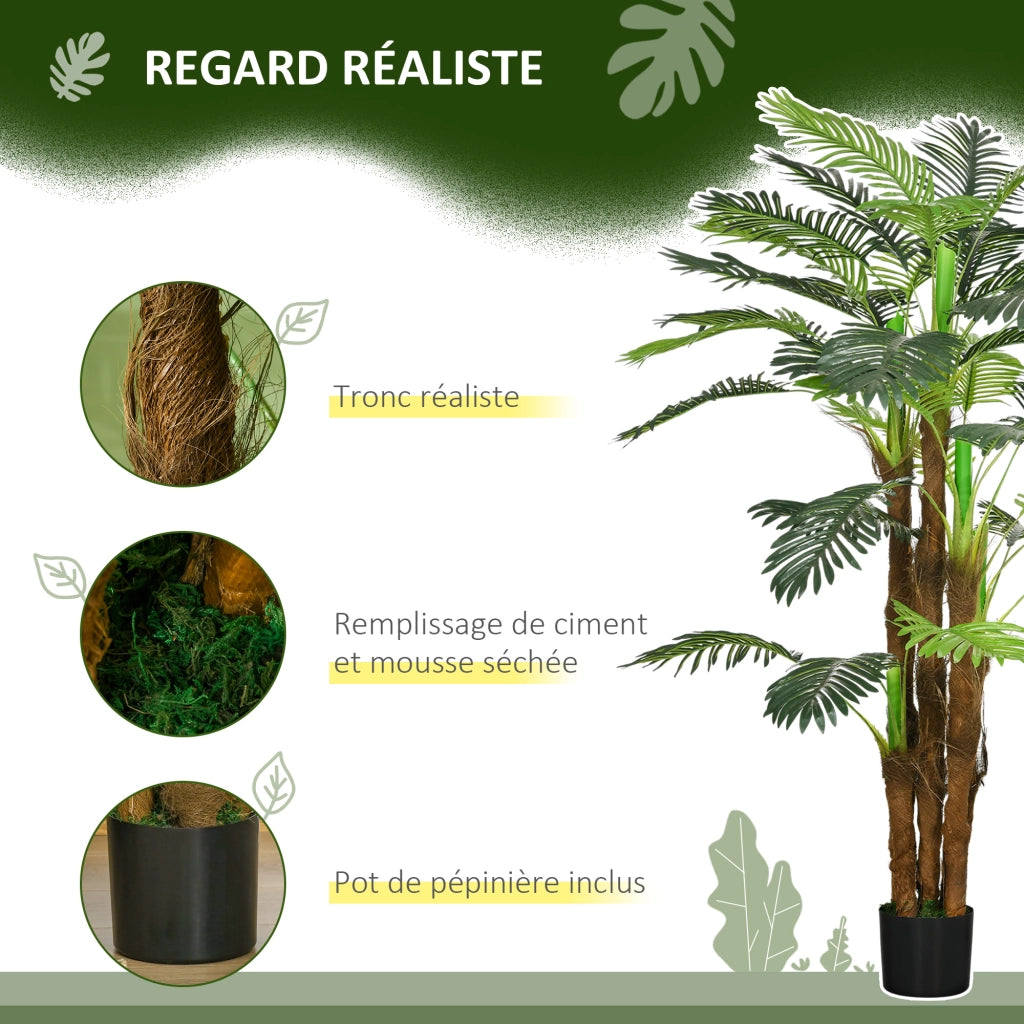 Albero Artificiale ¨C Minimal ¨C H160 cm in Vaso Verde
