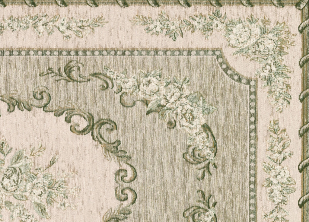 Tappeto Velour Antiscivolo Disegno Operà By Suardi - 140x200 - Verde
