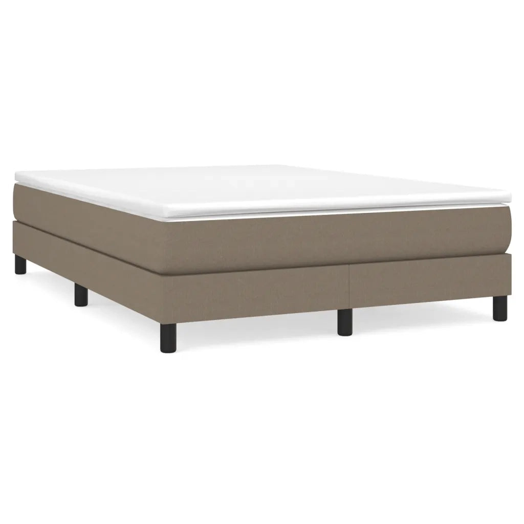 Struttura Letto a Rete a Molle Tortora 140x200 cm in Tessuto 3120520