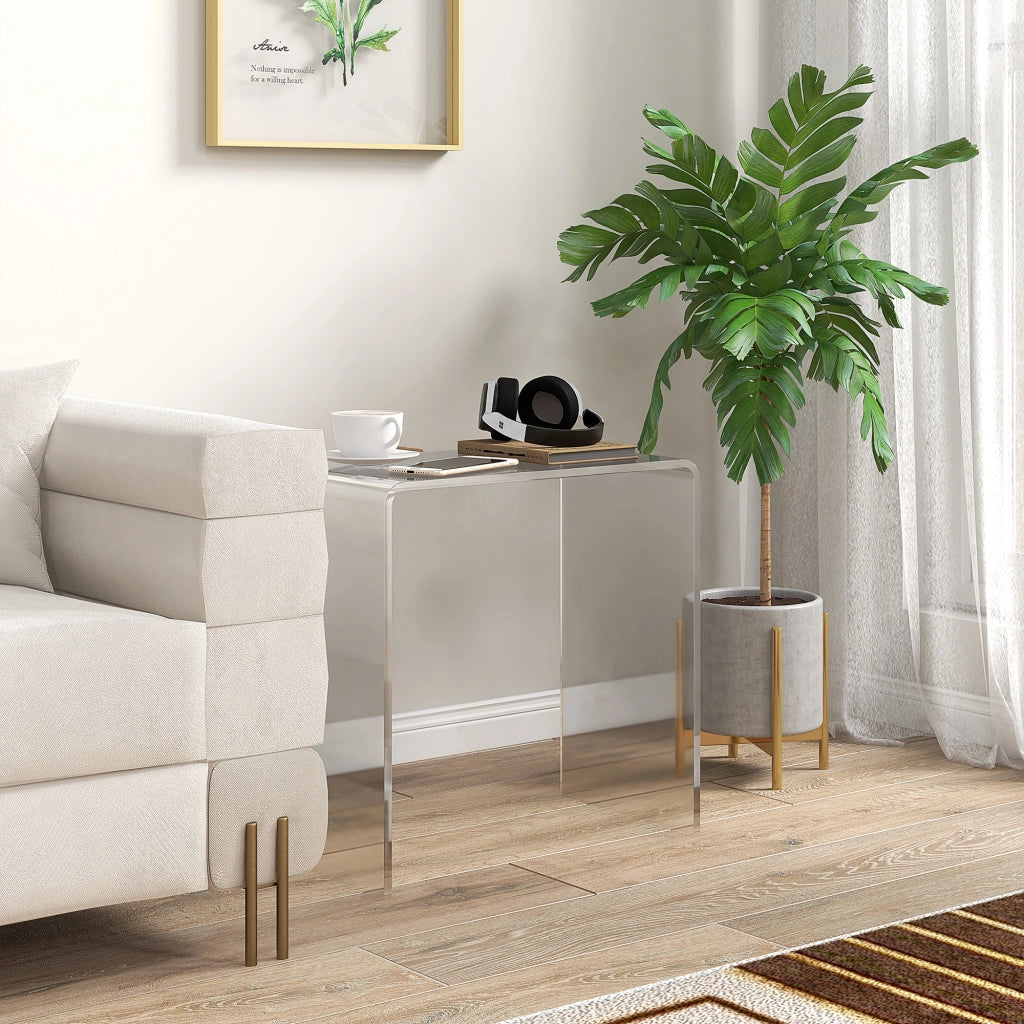 Tavolino da Salotto in Acrilico ¨C Zephmum ¨C 53.5x30.5x53.5 cm Trasparente