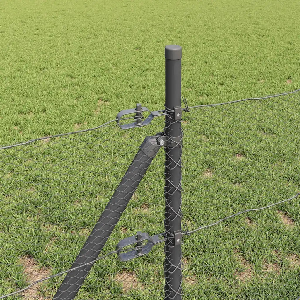 Palo della recinzione | Pannello per recinzione Grigio