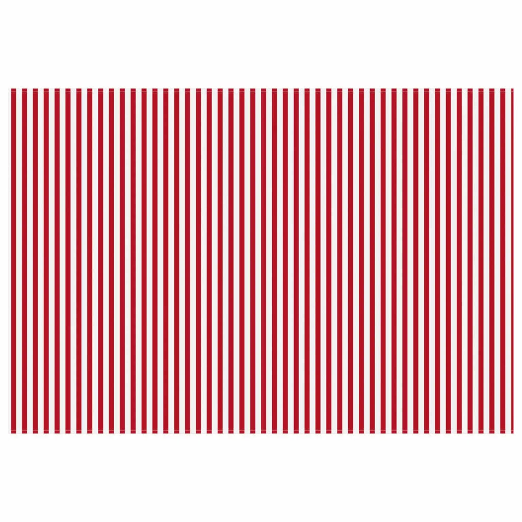 Telo di ricambio per tenda da sole Rosso e Bianco 400 × 350 cm 3444310