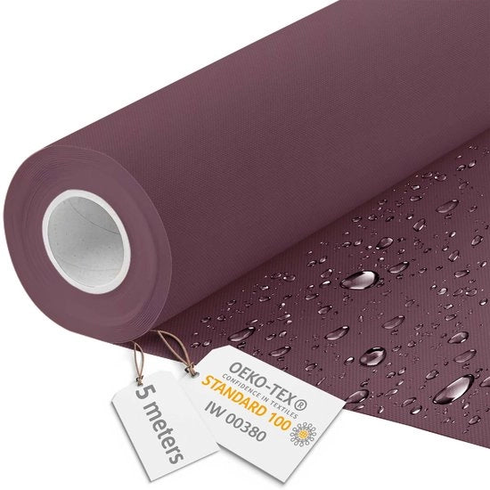 Telaio Acquasplash - Tessuto per metro 160 cm largo - Tessuto impermeabile 220 g/m2 600D - Tessuto per ombrellone impermeabile per metro Arancione 5M