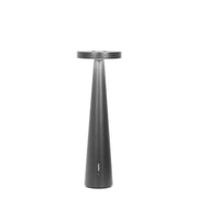 Zafferano Lampada da Tavolo Ricaricabile Angelina - Senza Fili, Testa Orientabile, Controllo Touch, Design Moderno per Interni - Colore Nero