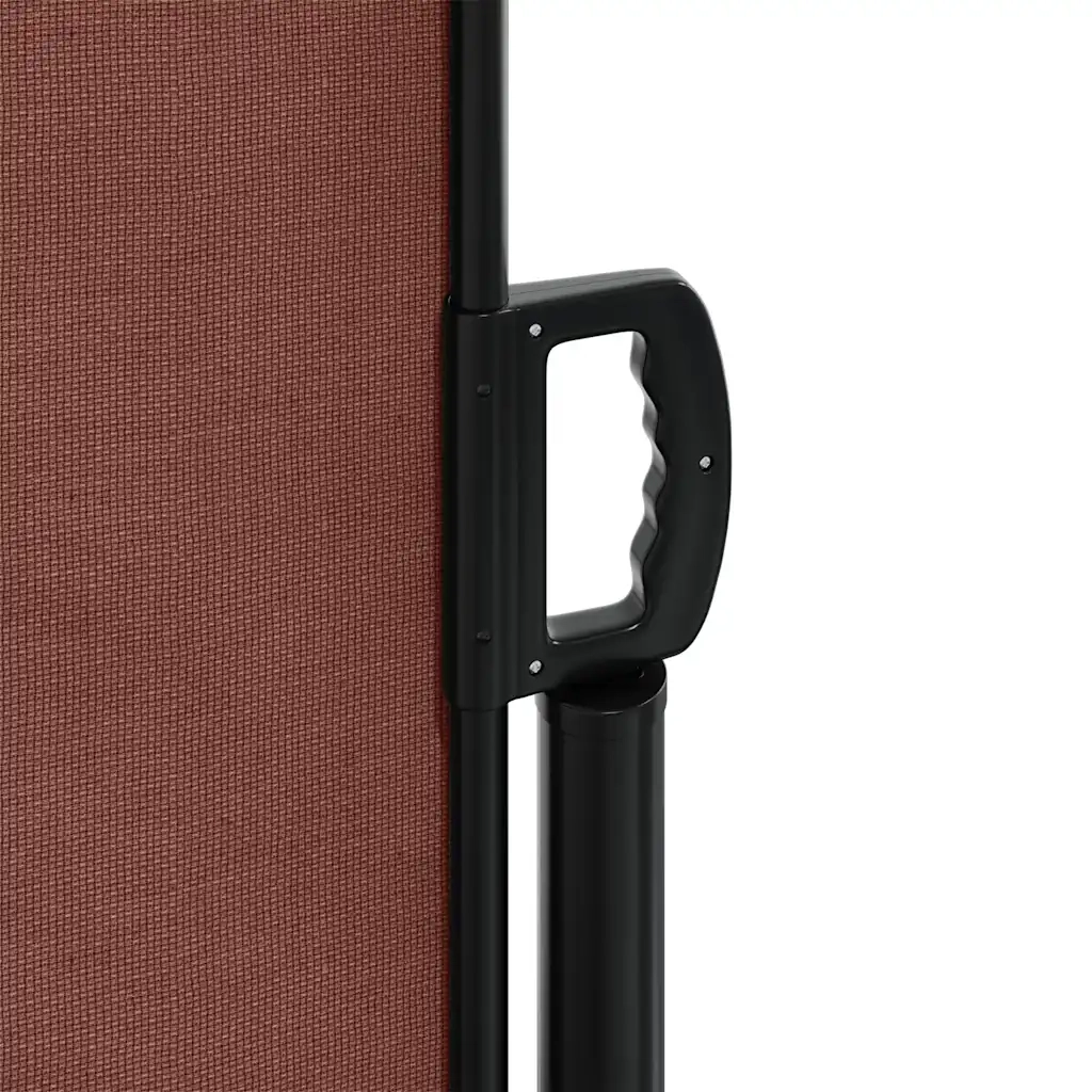 Tenda da Sole | Tenda parasole Laterale Retrattile Marrone 140x500 cm