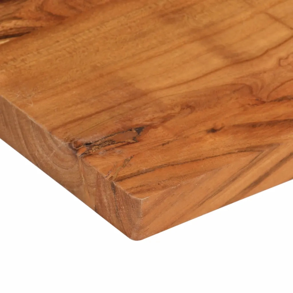 Piano per Tavolo | Superficie Tavolo | Piano Scrivania 60x60x3,8 cm Quadrato Legno Massello di Acacia