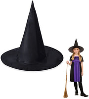 Cappello da Strega per Bambini - Cappello Opvagliabile per Halloween e Feste