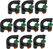 Set di 10 microaspiratori a 90° - Debite 40 l/h - Copertura 3 m² - Sistema di irrigazione - Rilevamento automatico dell'umidità - Materiale plastico - Irrigazione per giardini.