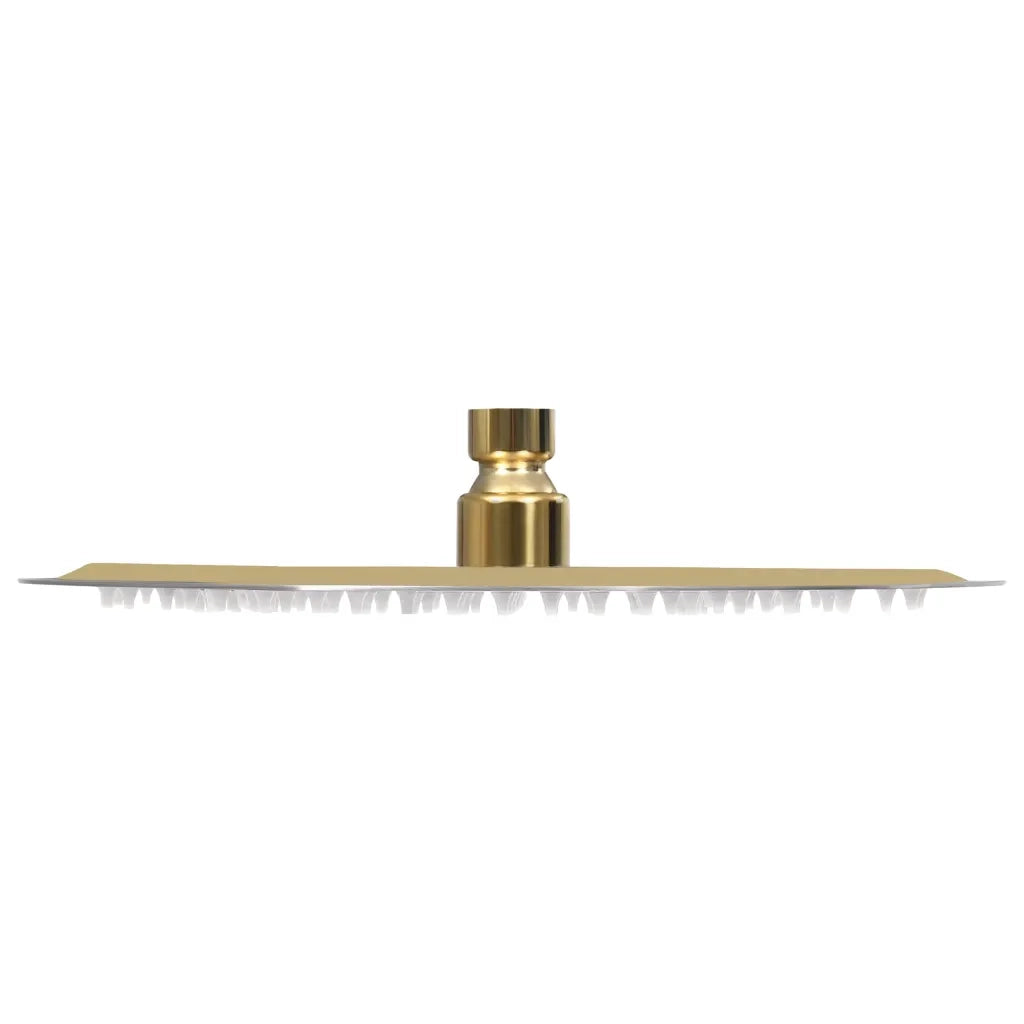 Testa Doccia a Pioggia in Acciaio Inox 25 cm Rotonda Oro CFW2013247