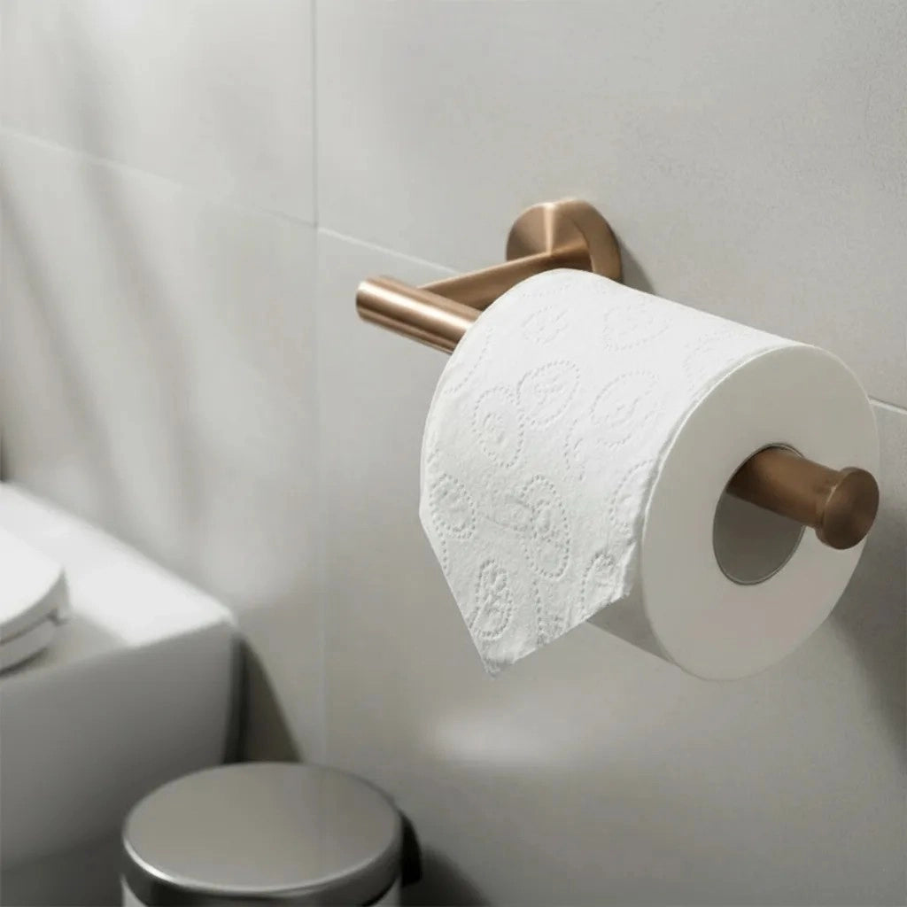 Set Accessori Da Bagno Ari Brush Copper 4 Pezzi