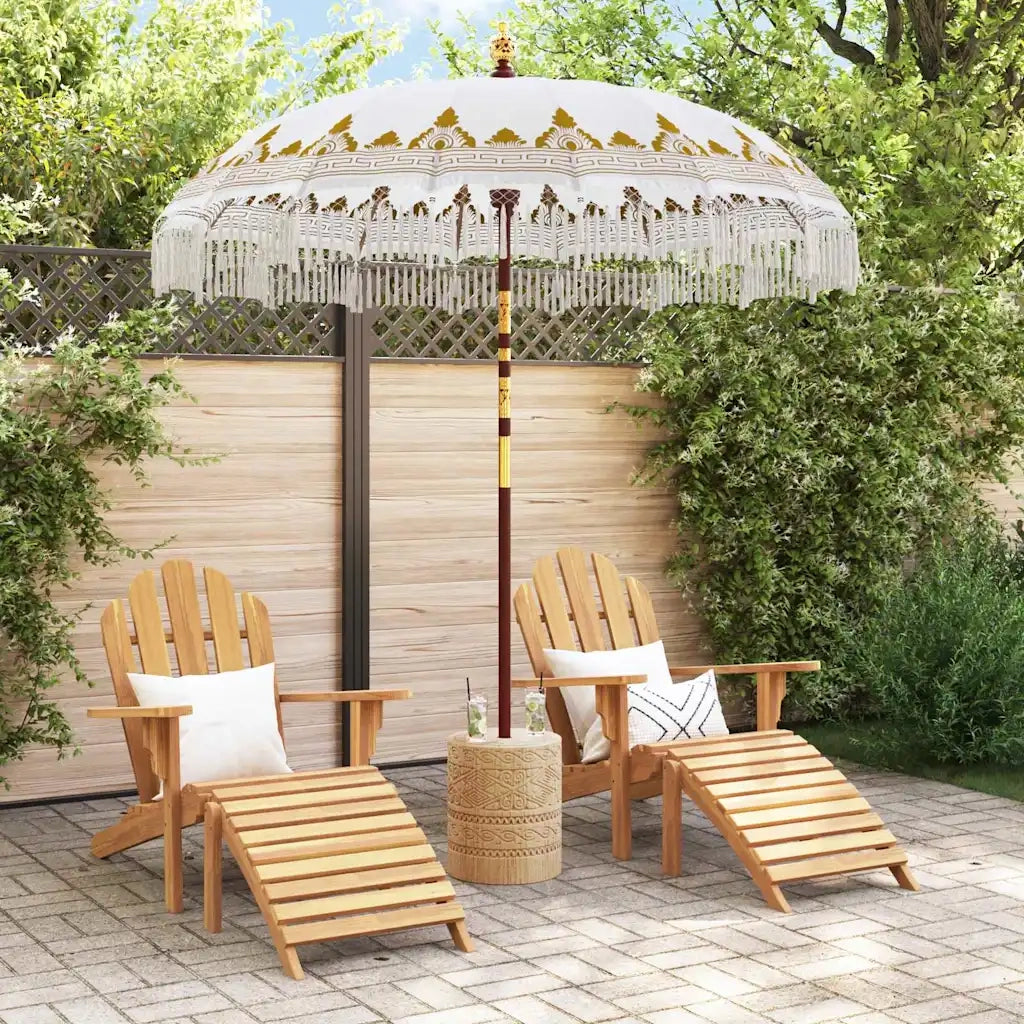 Parasol-Ombrellone da giardino Balinese Crema 215 x 215 x 260 cm