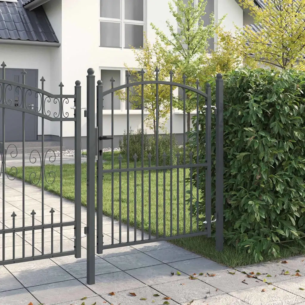 Cancello della recinzione con punte EMMEN 150 x 100 cm 42009019