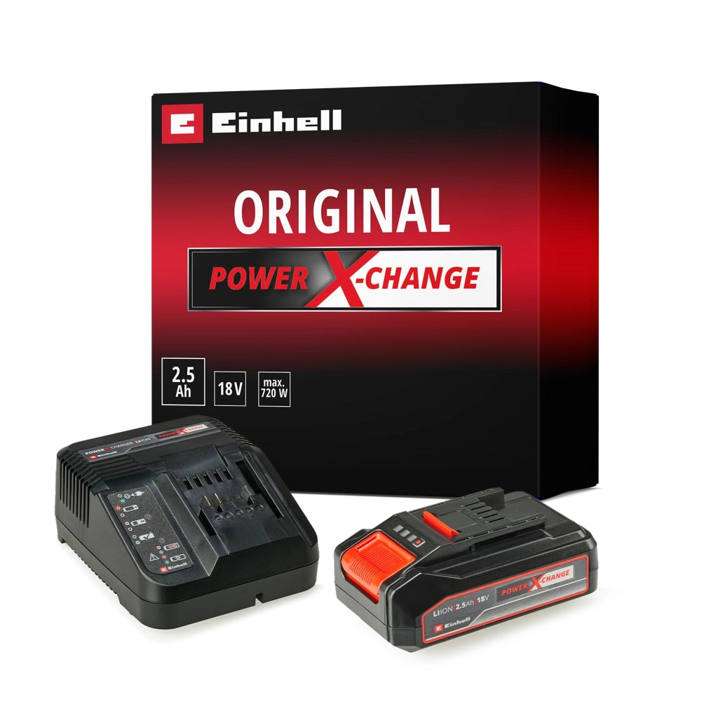 Kit Energia Litio Xchange Einhell Volt 18 Ah 2,5 con Caricabatteria