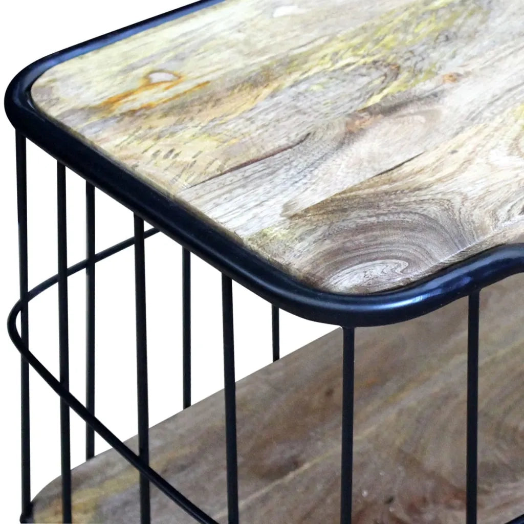 Mobile TV | Armadietto TV | Mobile Porta TV in Solido Legno di Mango 100x40x45 cm