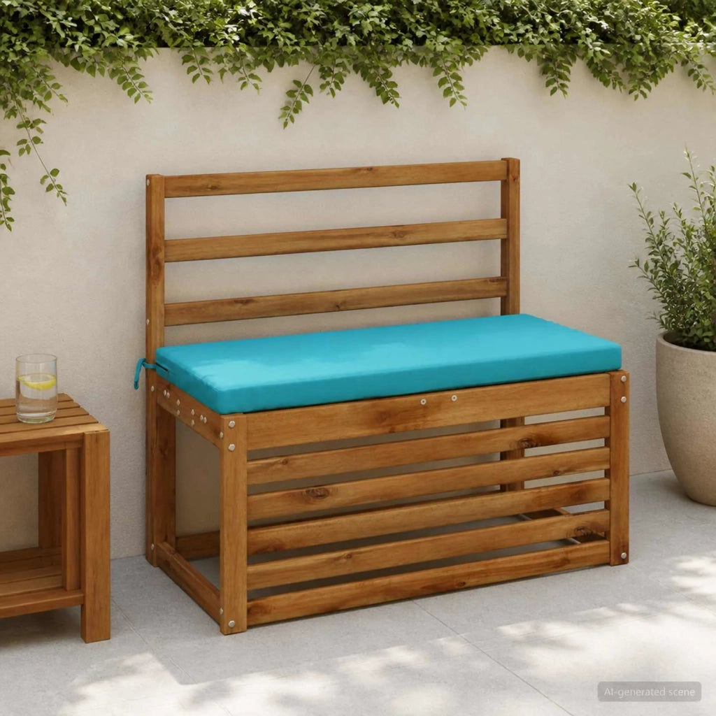 Cuscino per panchina SOEST 100% Poliestere Turchese 948670