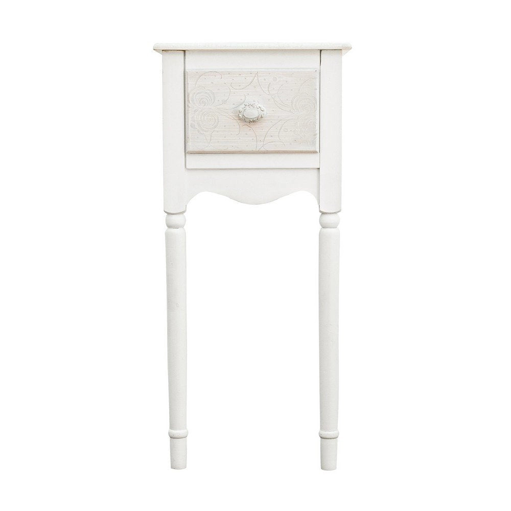 Set 2 Porta Lampada Legno Bianco Rustico da Interno - CLARA