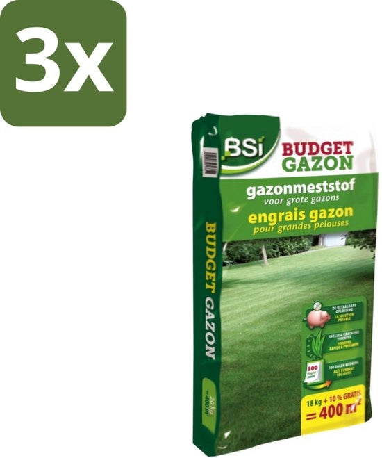 Duo Carenatura Materia Organica + Calce - Forte Crescita & Salute del Suolo - 20 kg (400 m²) - Confezione in Bulk - 3 pezzi