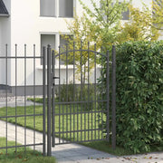 Cancello della recinzione con punte EMMEN 170 x 100 cm 42009020