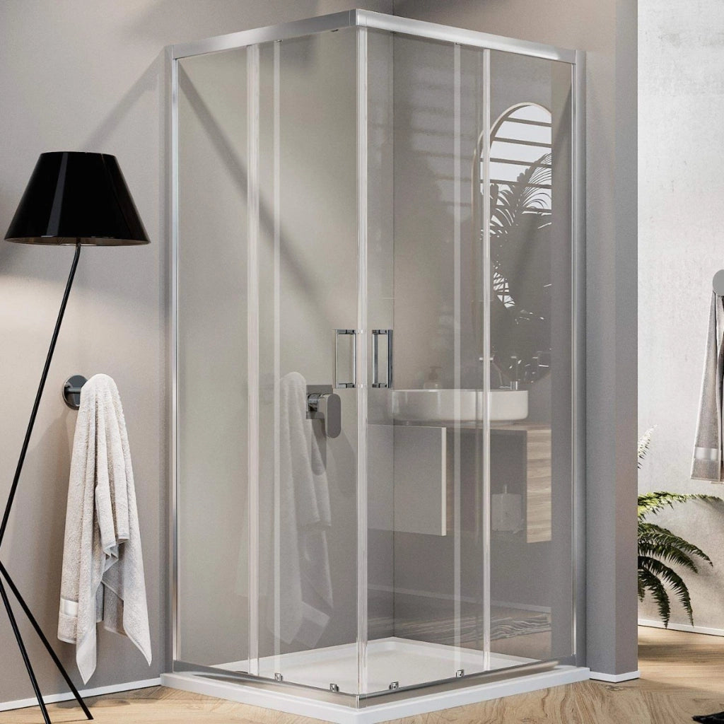 Box Doccia Quadrato 75x75 H185 Trasparente 6mm mod. Ready