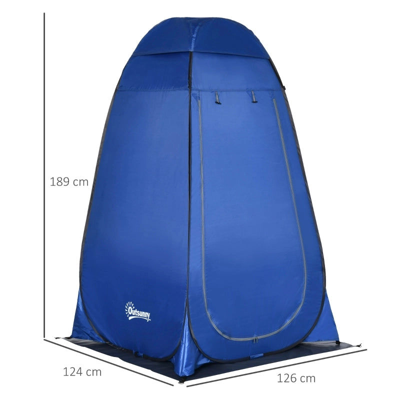 Tenda doccia a scomparsa, tenda toilette, tenda spogliatoio da campeggio con borsa per il trasporto, toilette mobile da esterno, spogliatoio, tenda