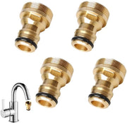 Set di connettori a vite in ottone da 4 pezzi