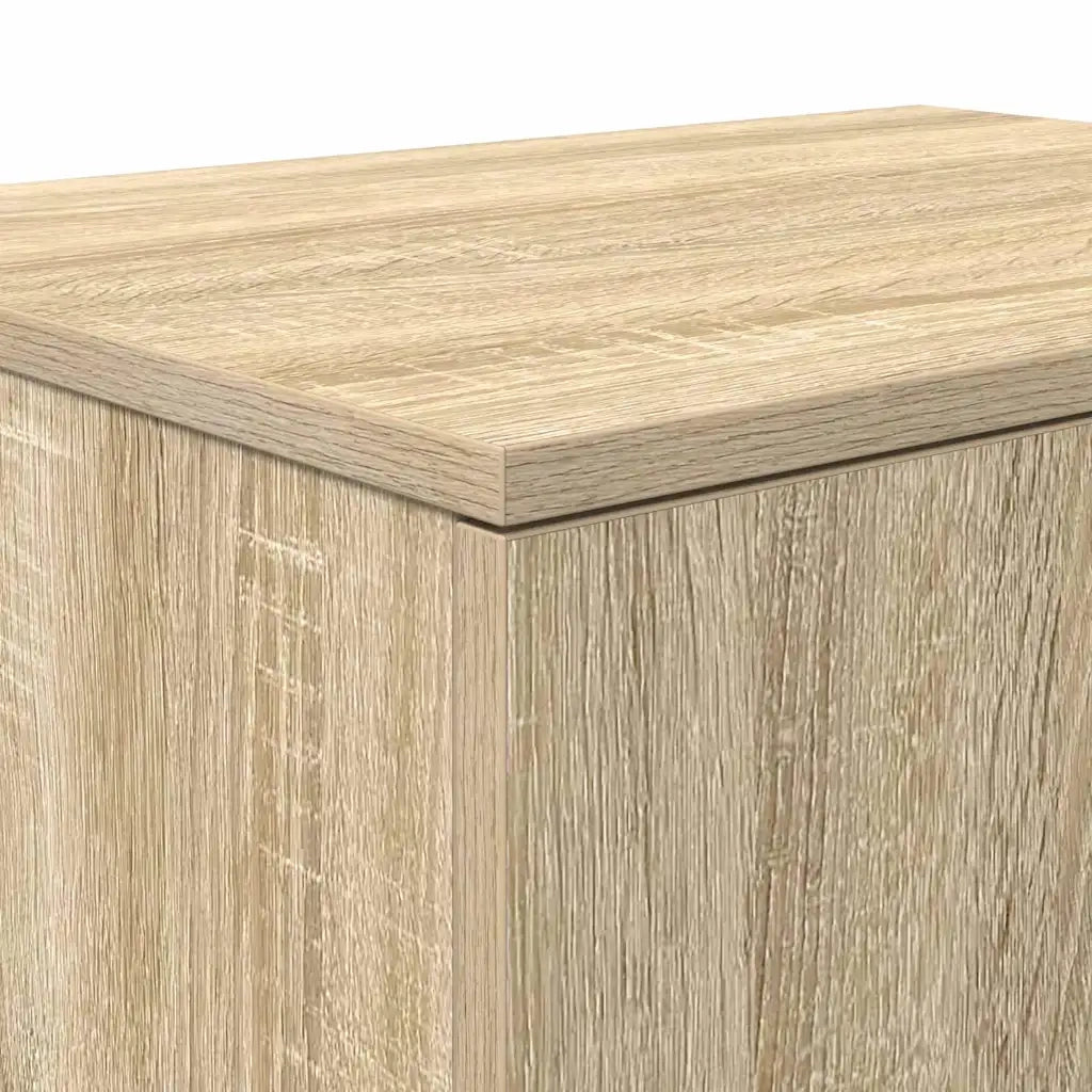 Armadio 2 pcs Rovere Sonoma 118 x 41 x 40 cm Legno multistrato 866661