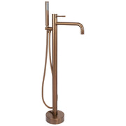 Rubinetto Indipendente Rea Lungo Diamond Brush Copper
