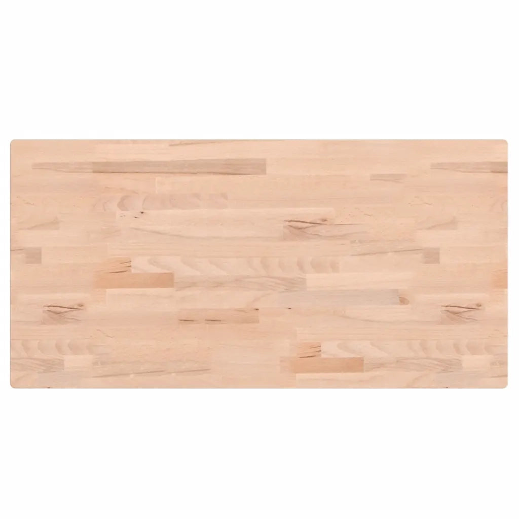 Piano Bagno 80x40x1,5 cm Legno Massello di Faggio CFW4341966