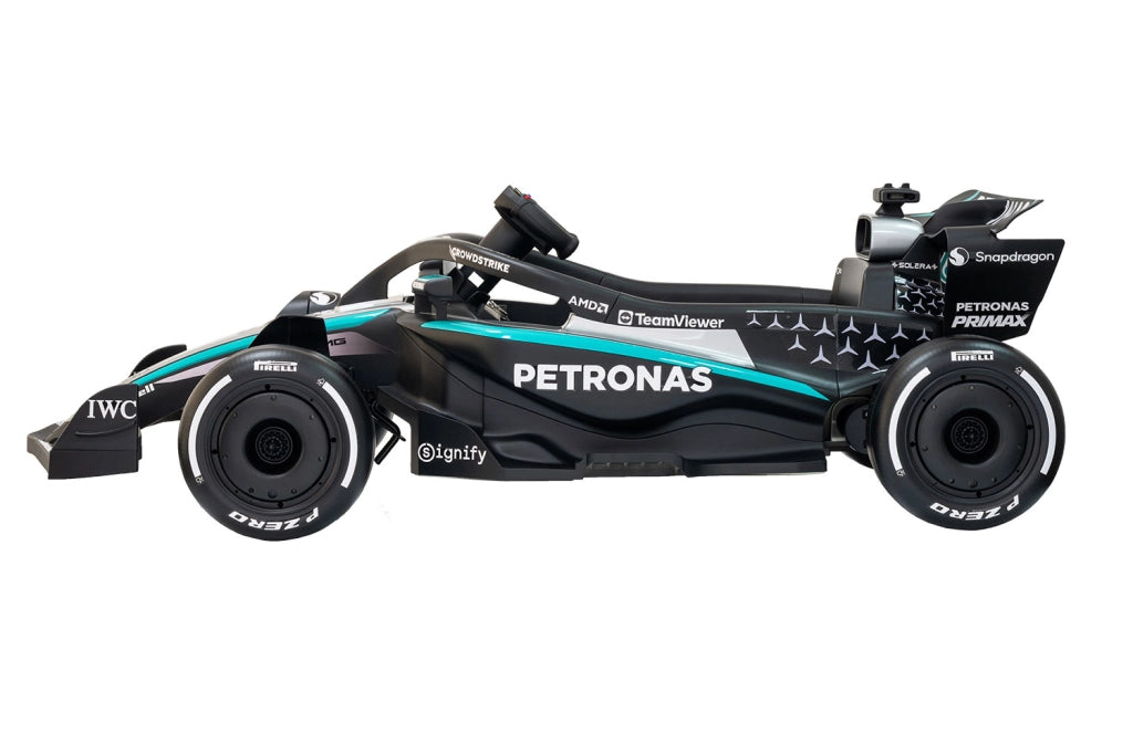 Macchina Elettrica per Bambini Licenza Mercedes F1 12V con Telecomando Nero