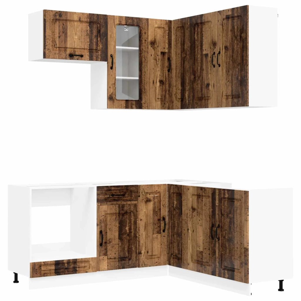 Unità Cucina KALMAR 8 pcs Legno antico Legno ingegnerizzato 3438379