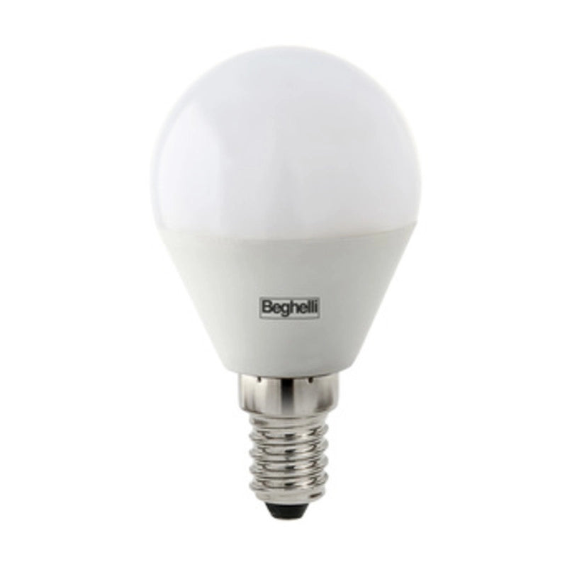 BEGHELLI LED SFERA E14  5W 56813 NATURALE 4000K* PLAST- BEGHELLI- 10,0 pz