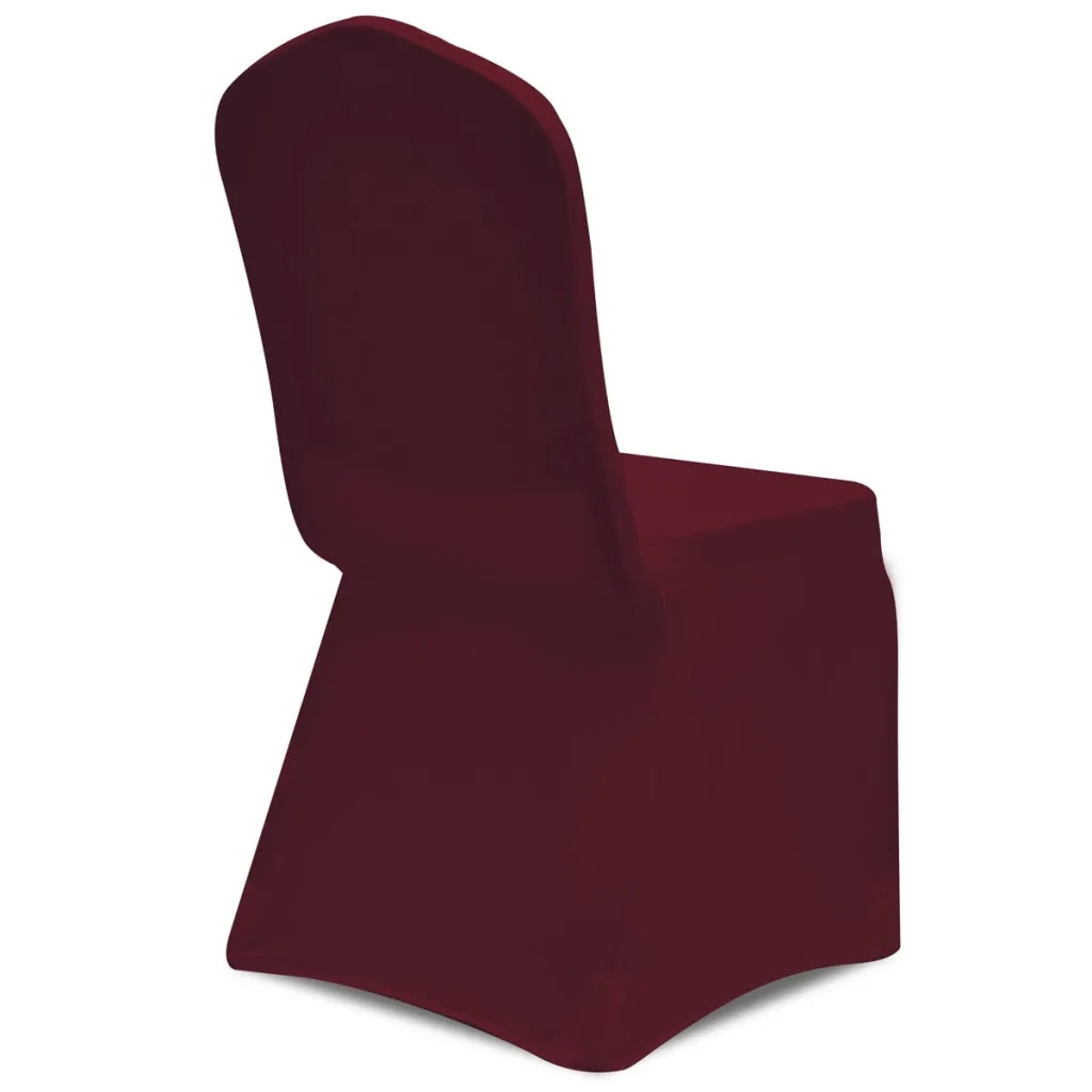 Set Coprisedie Elastiche 4 pz Rosso Bordò 131411